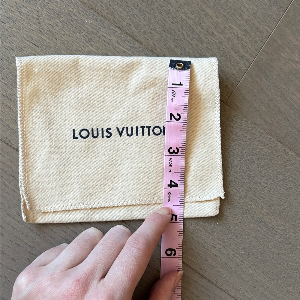 Louis Vuitton Small Drawer Style Orange Wallet Box and Dust Bag 5.5" x 5" x 1.5" - Picture 8 of 11